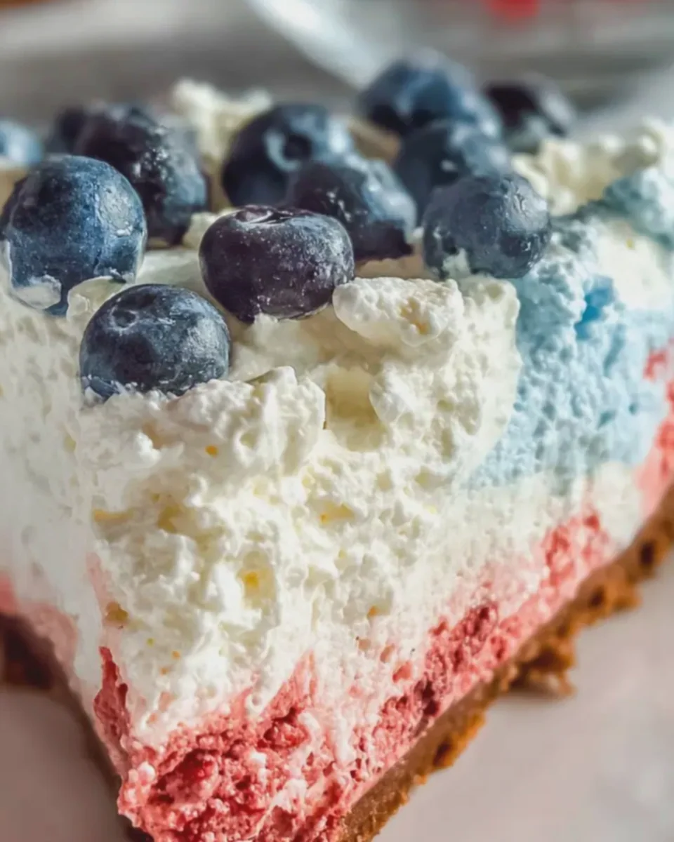 Classic Red White and Blue Cheesecake Cloud