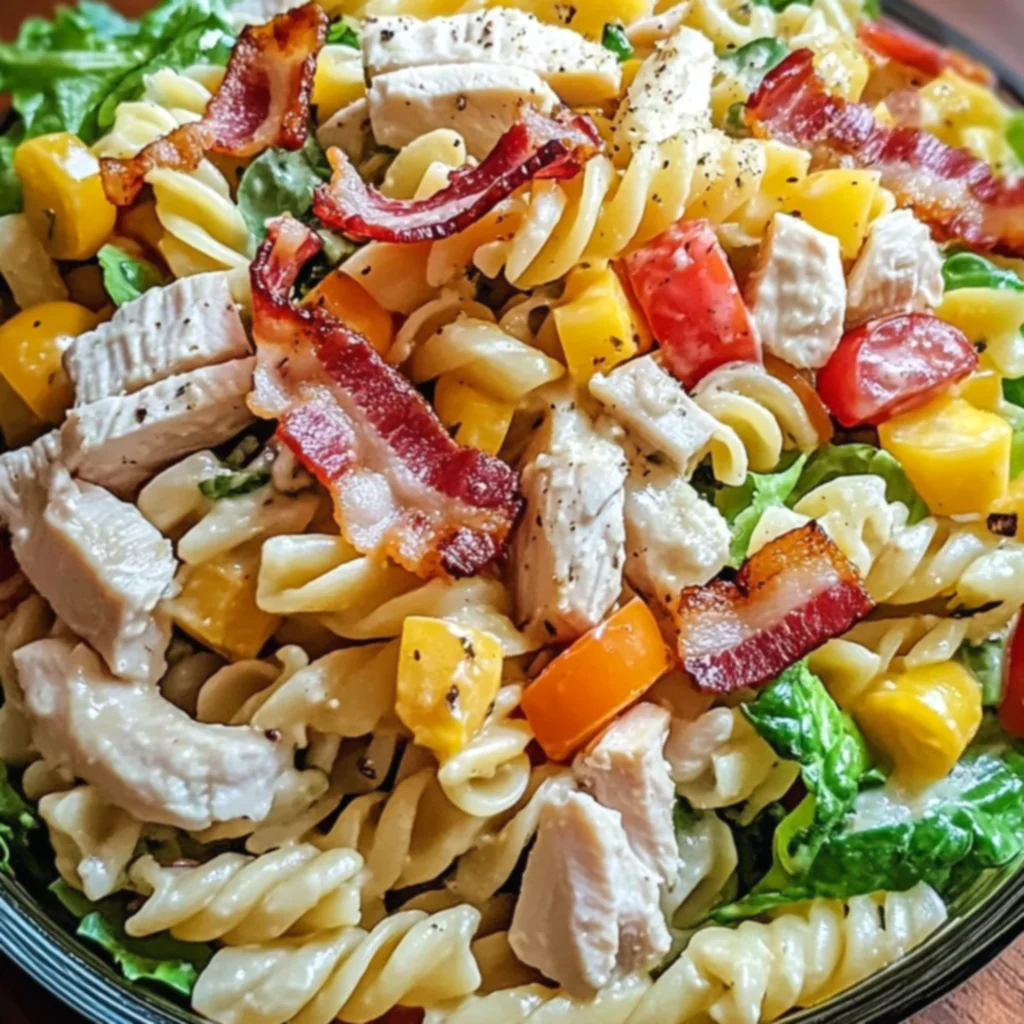 Club Sandwich Pasta Salad