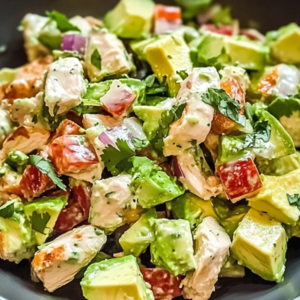 Creamy Avocado Chicken Salad