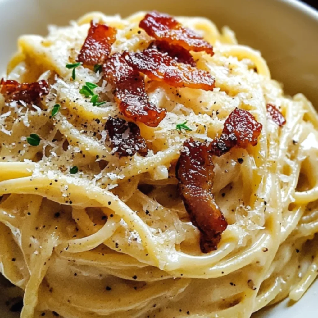 Creamy Carbonara Pasta