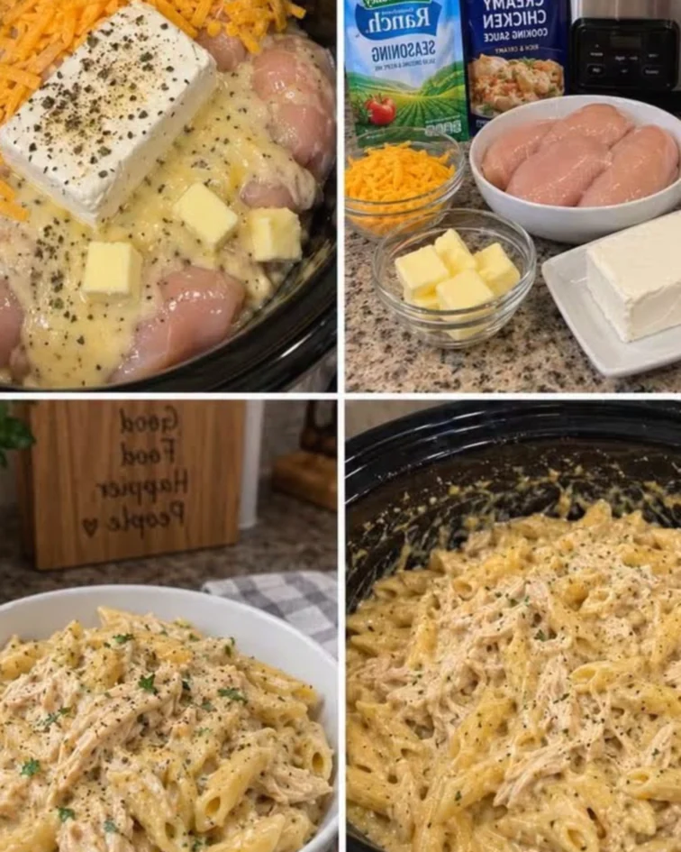 Creamy Ranch Chicken Alfredo Pasta Easy One-Pan Comfort Dinner