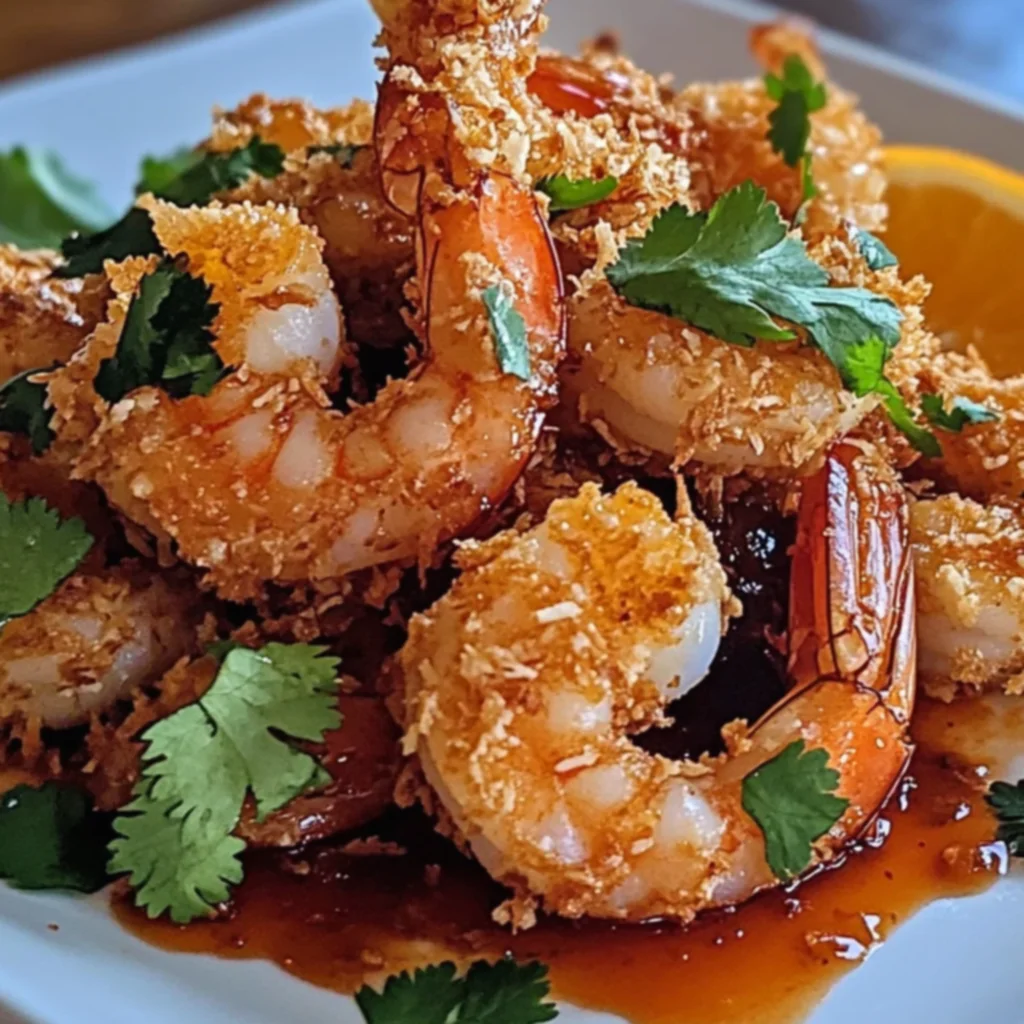 Crispy Coconut Shrimp With Spicy Orange Marmalade