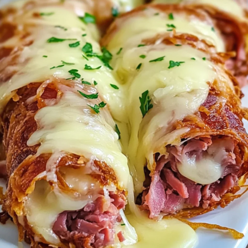 Crispy Reuben Roll-Ups