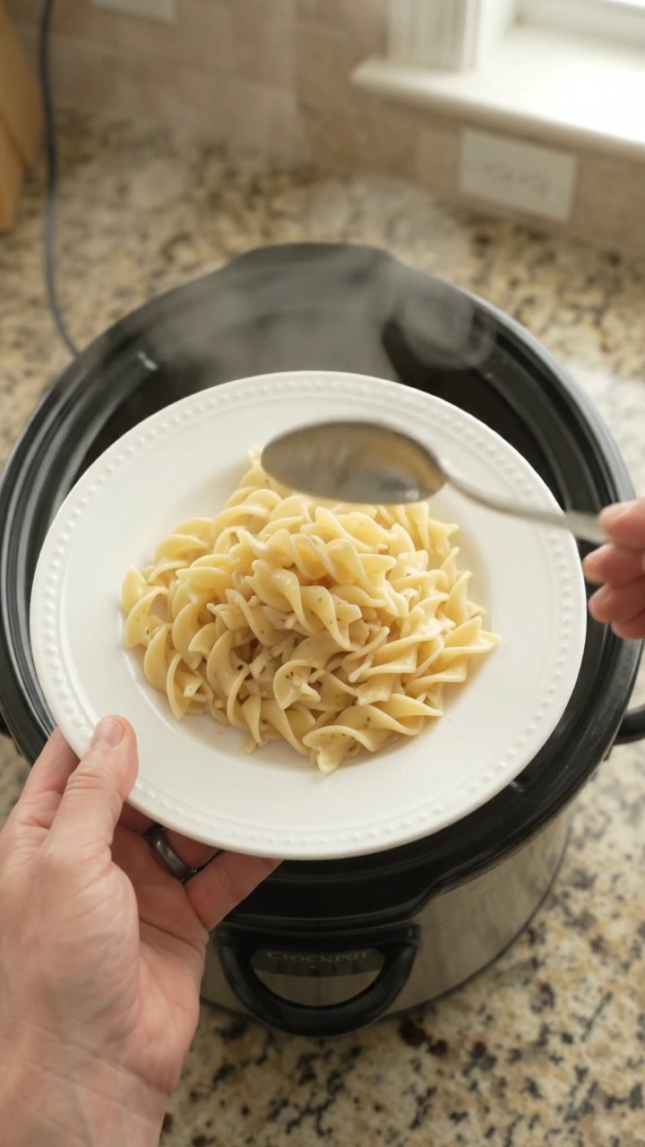 Crockpot Creamy Parmesan French Onion Chicken