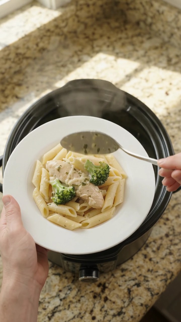 Crockpot Golden Mozzarella Broccoli Chicken Tenders