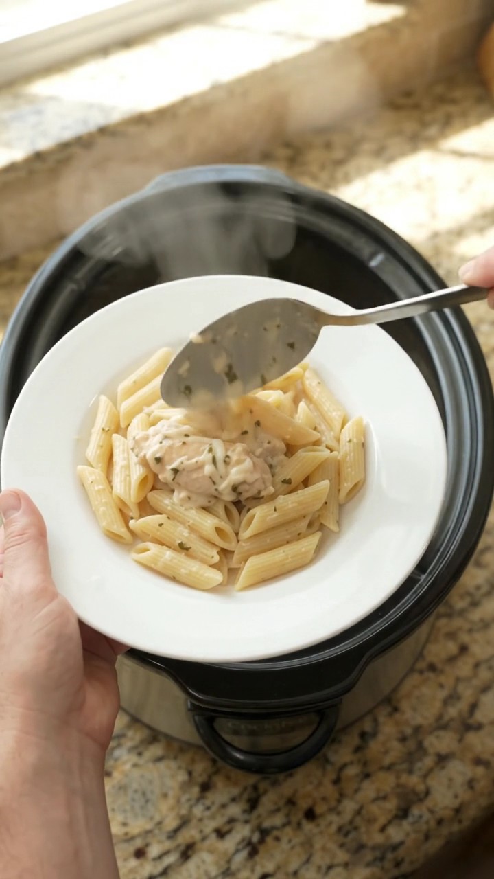 Crockpot Golden Mozzarella Cauliflower Chicken Tenders