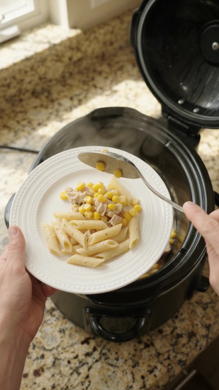 Crockpot Homestyle Mozzarella Sweet Corn Turkey Breast
