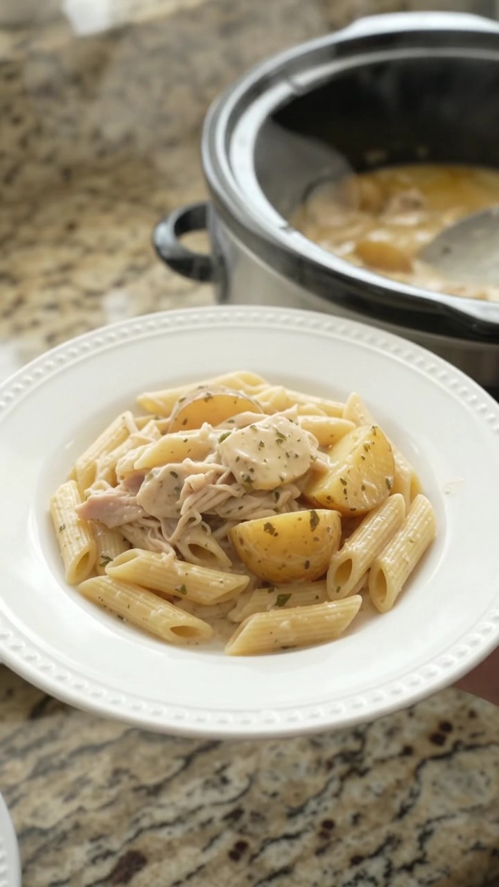 Crockpot Homestyle Mozzarella Baby Potato Turkey Breast