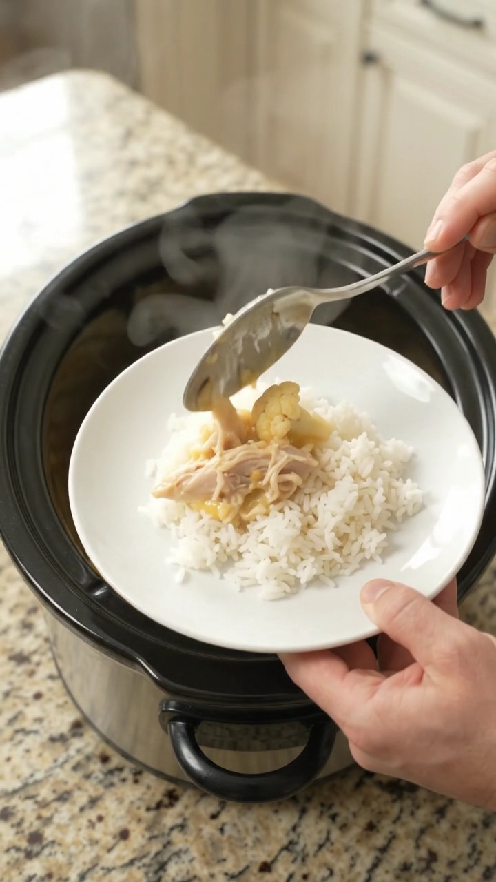 Crockpot Homestyle Cheddar Cauliflower Turkey Breast