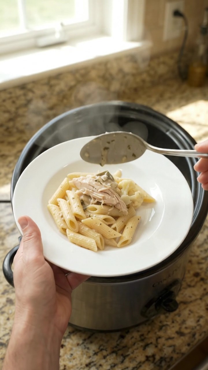 Crockpot Homestyle Mozzarella Cauliflower Turkey Breast