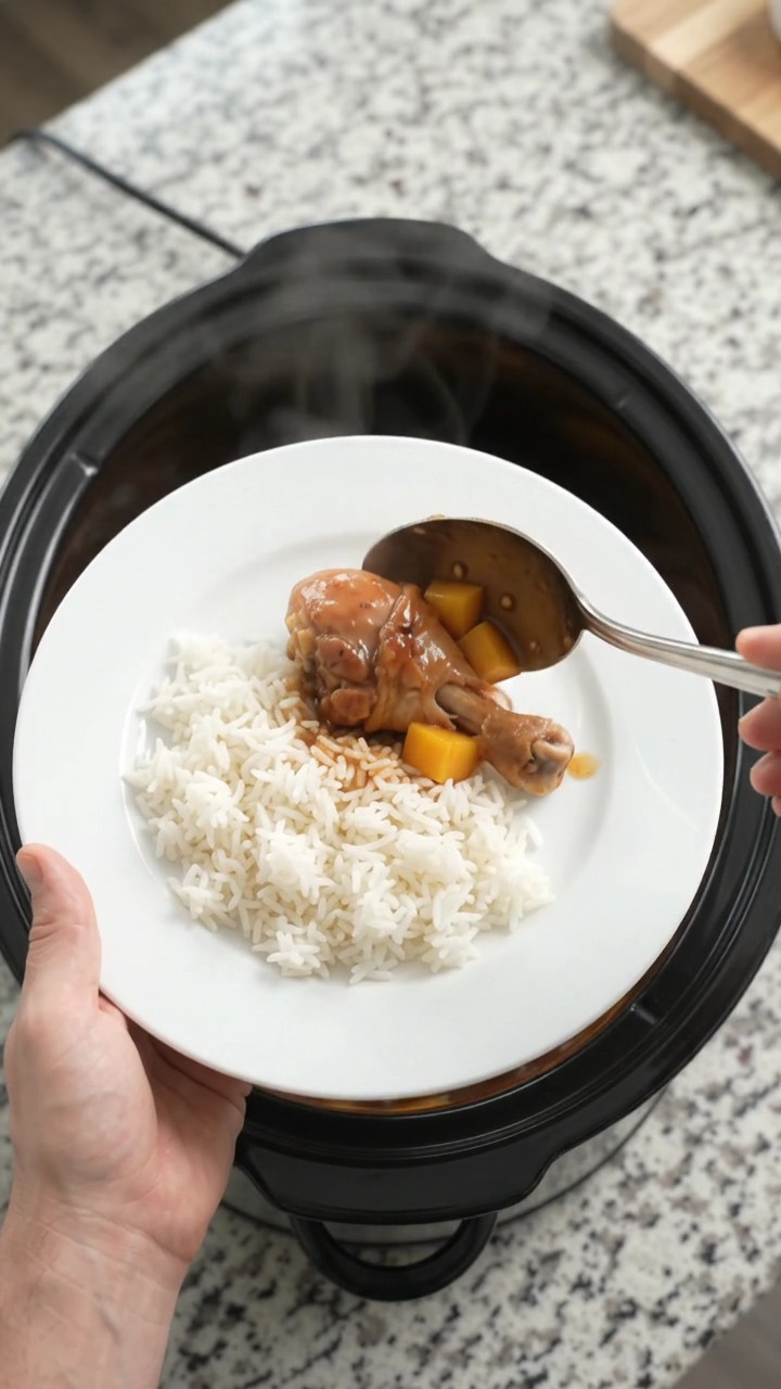 Crockpot Mango Sweet Teriyaki Chicken Drumsticks