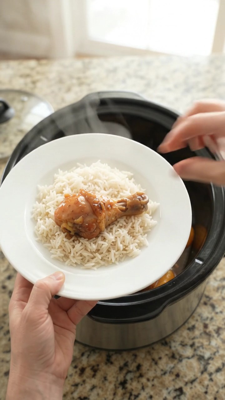 Crockpot Mandarin Honey Soy Chicken Drumsticks