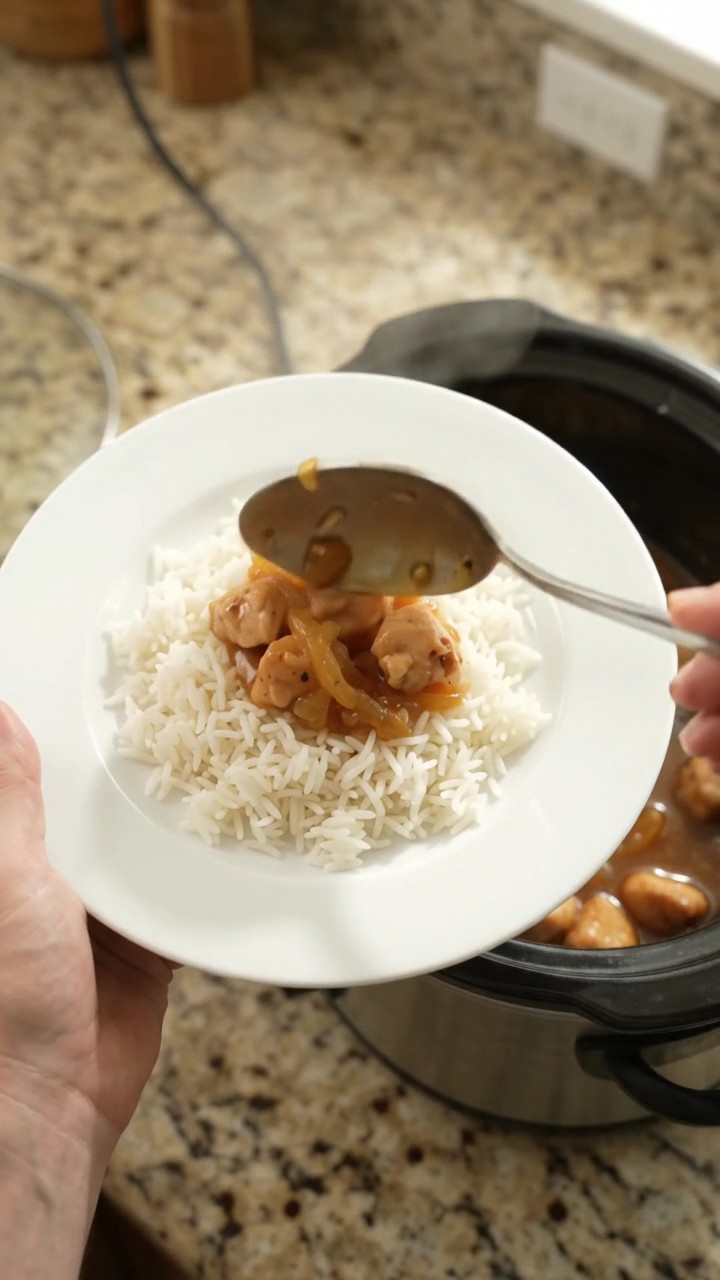 Crockpot Apricot Honey Soy Chicken Bites