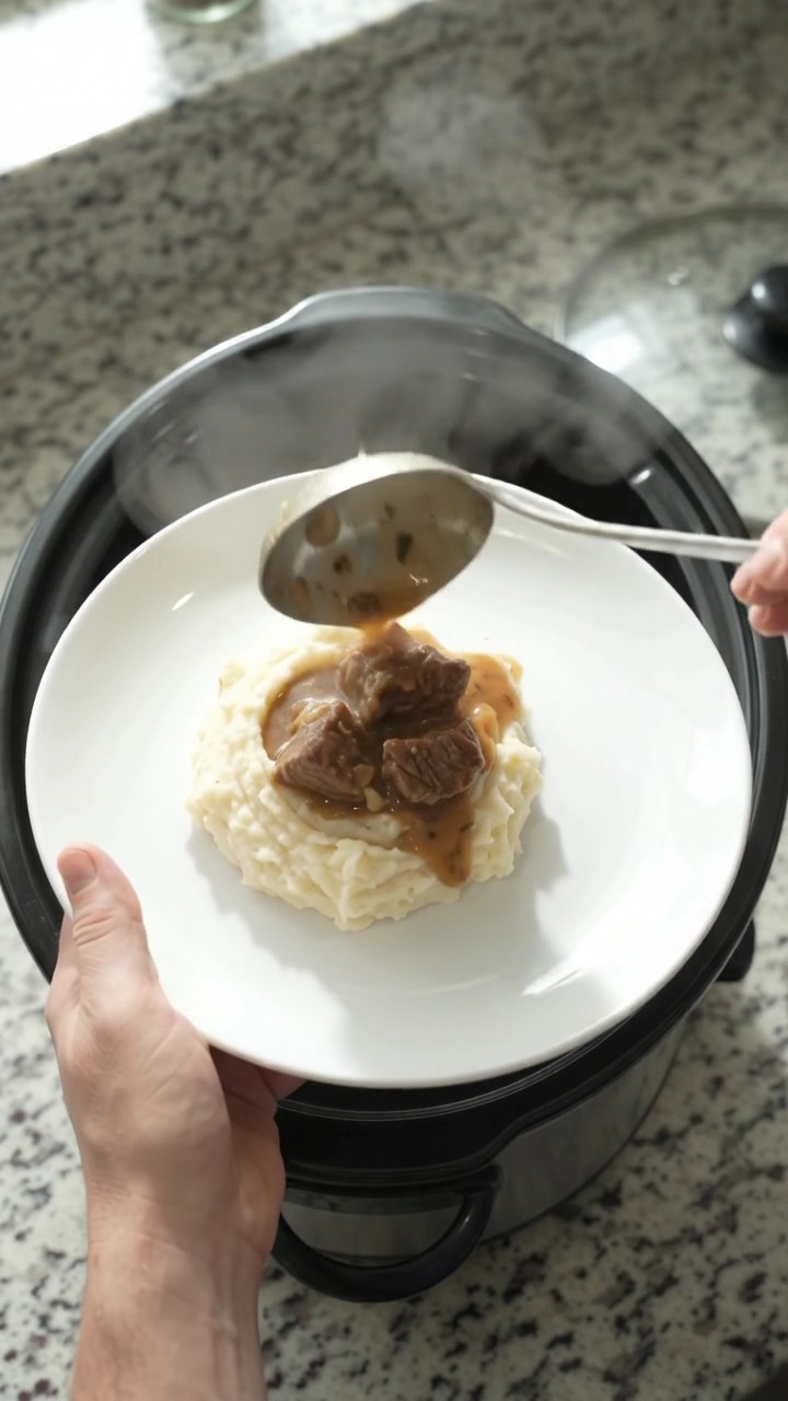 Crockpot Cowboy Butter Carrot Potato Beef Bites
