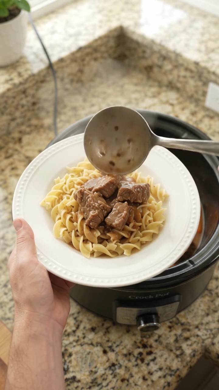 Crockpot Sour Cream Carrot Potato Sirloin Tips