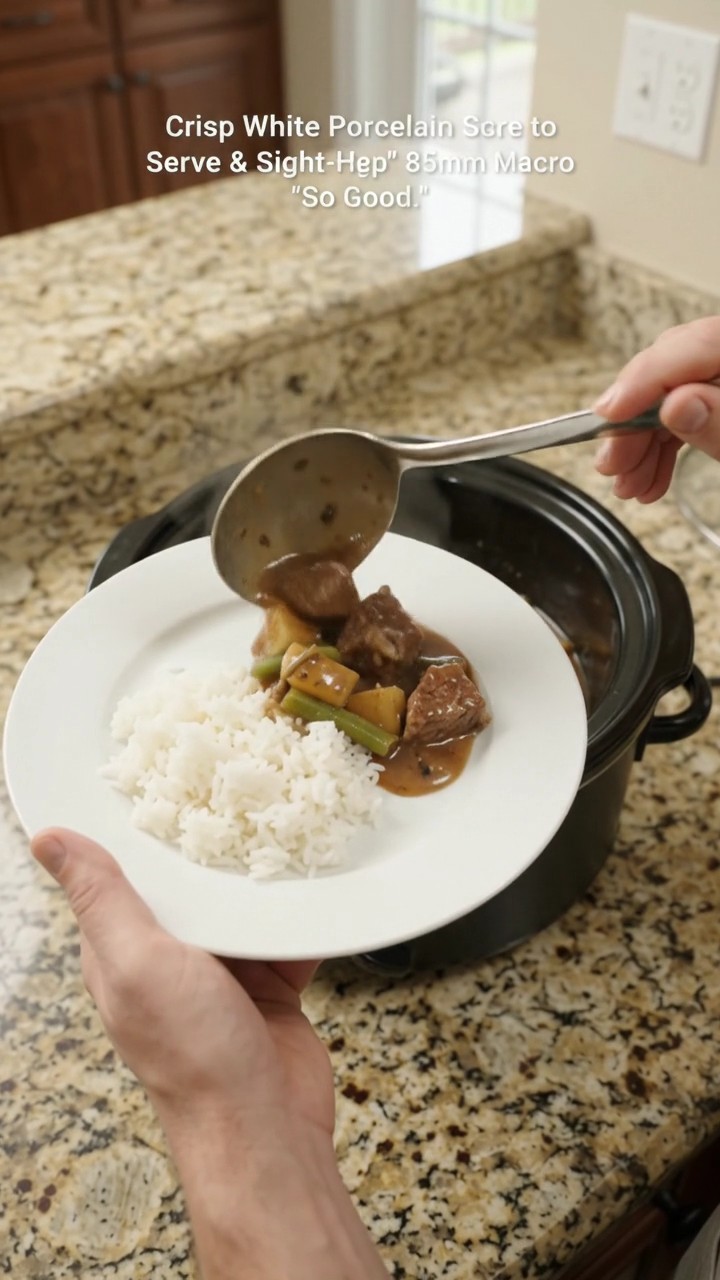 Crockpot Bourbon Gravy Green Bean Ribeye Bites