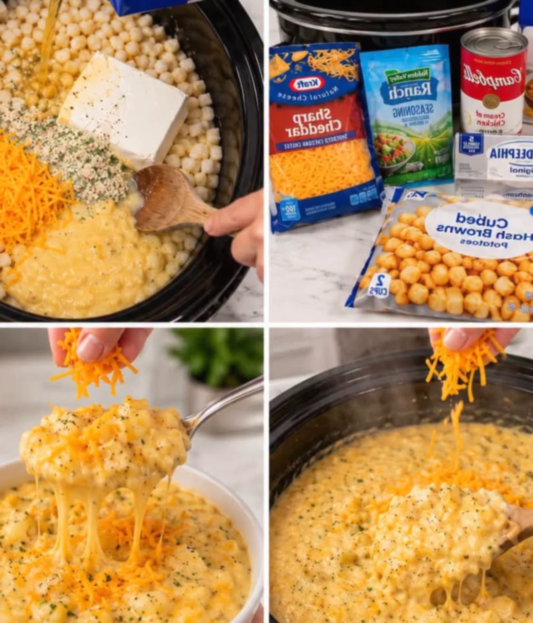 Crockpot Cheesy Potato Soup