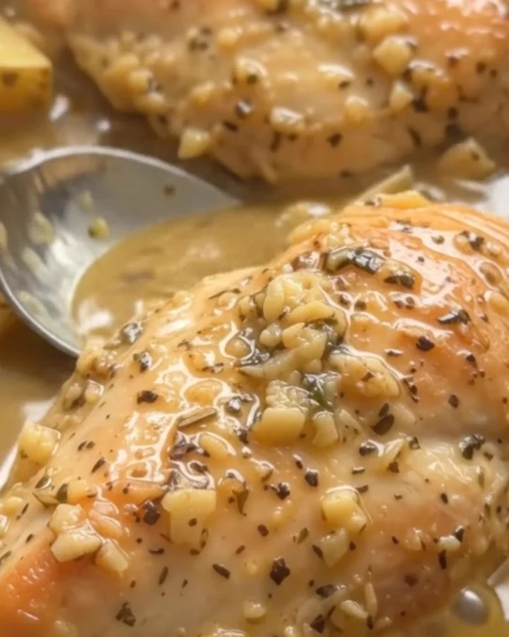 Crockpot Garlic Butter Chicken and Potatoes