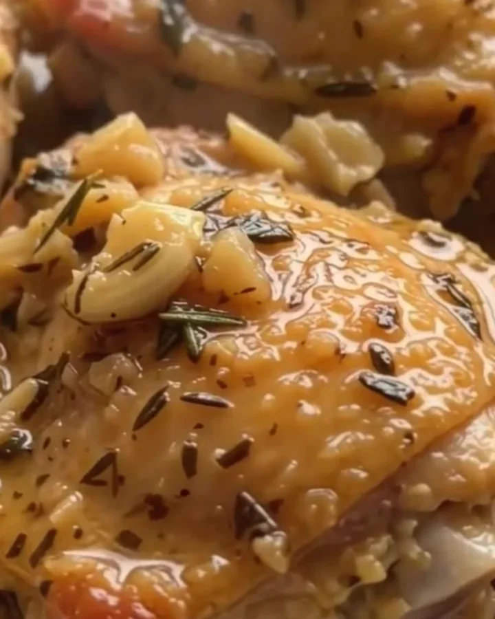 Crockpot Lemon Garlic Chicken