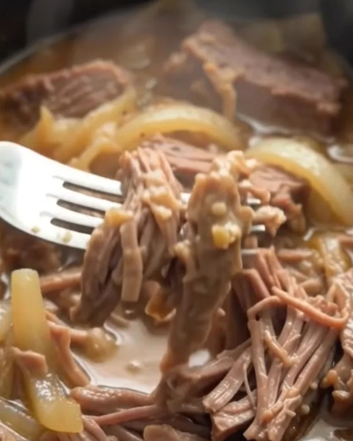 Crockpot Philly Cheesesteak Beef