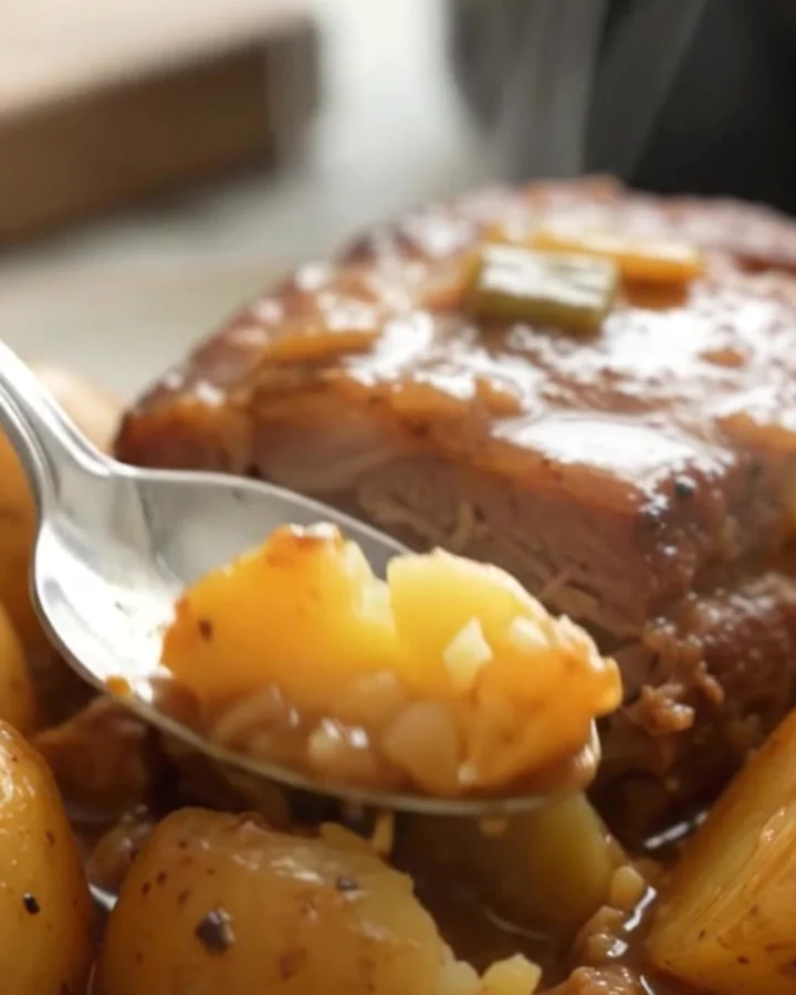 Crockpot Pork Roast and Potatoes
