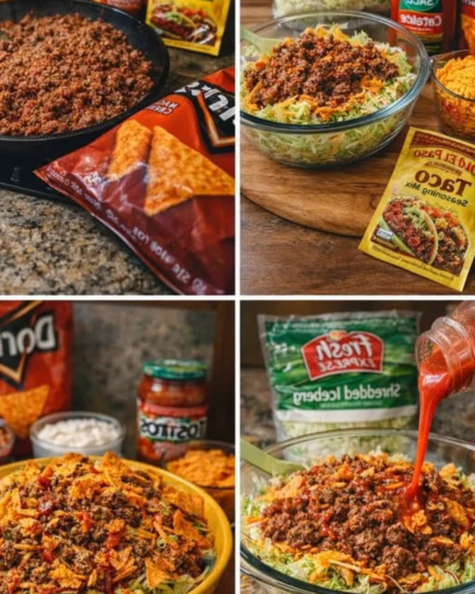 Crunchy Dorito Taco Salad