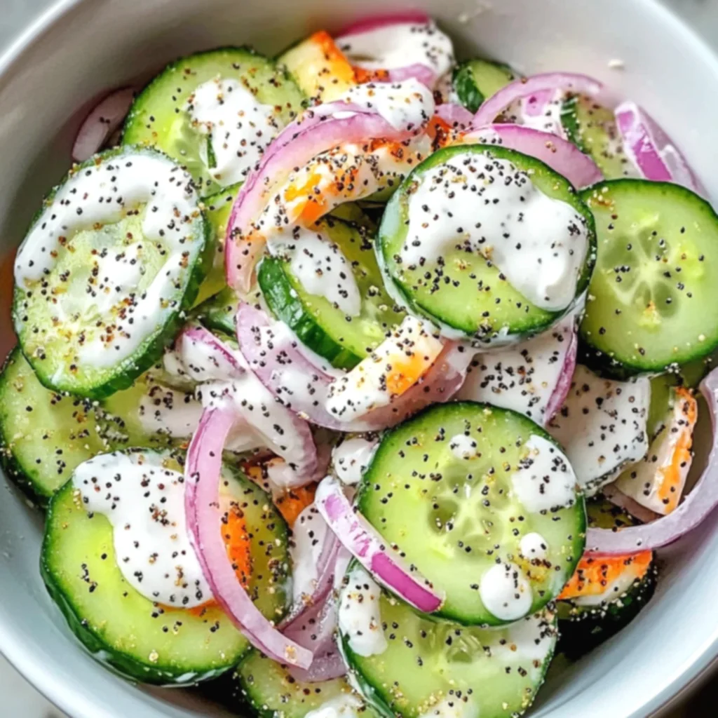 Everything Bagel Cucumber Salad
