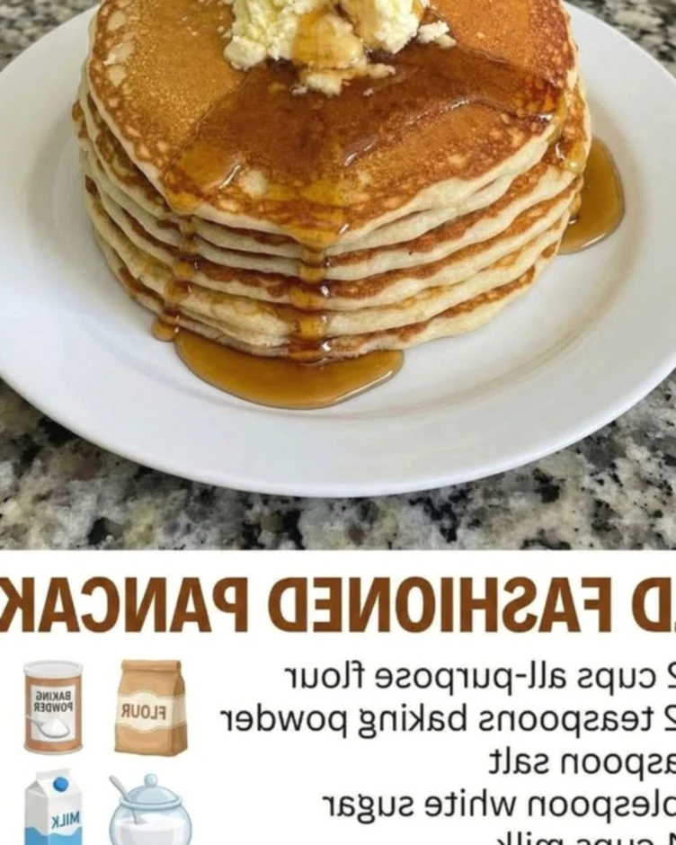 Fluffy Old Fashioned Pancakes