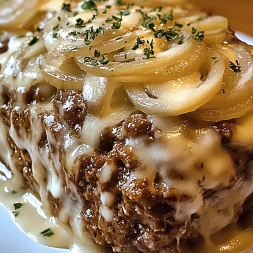 French Onion Meatloaf