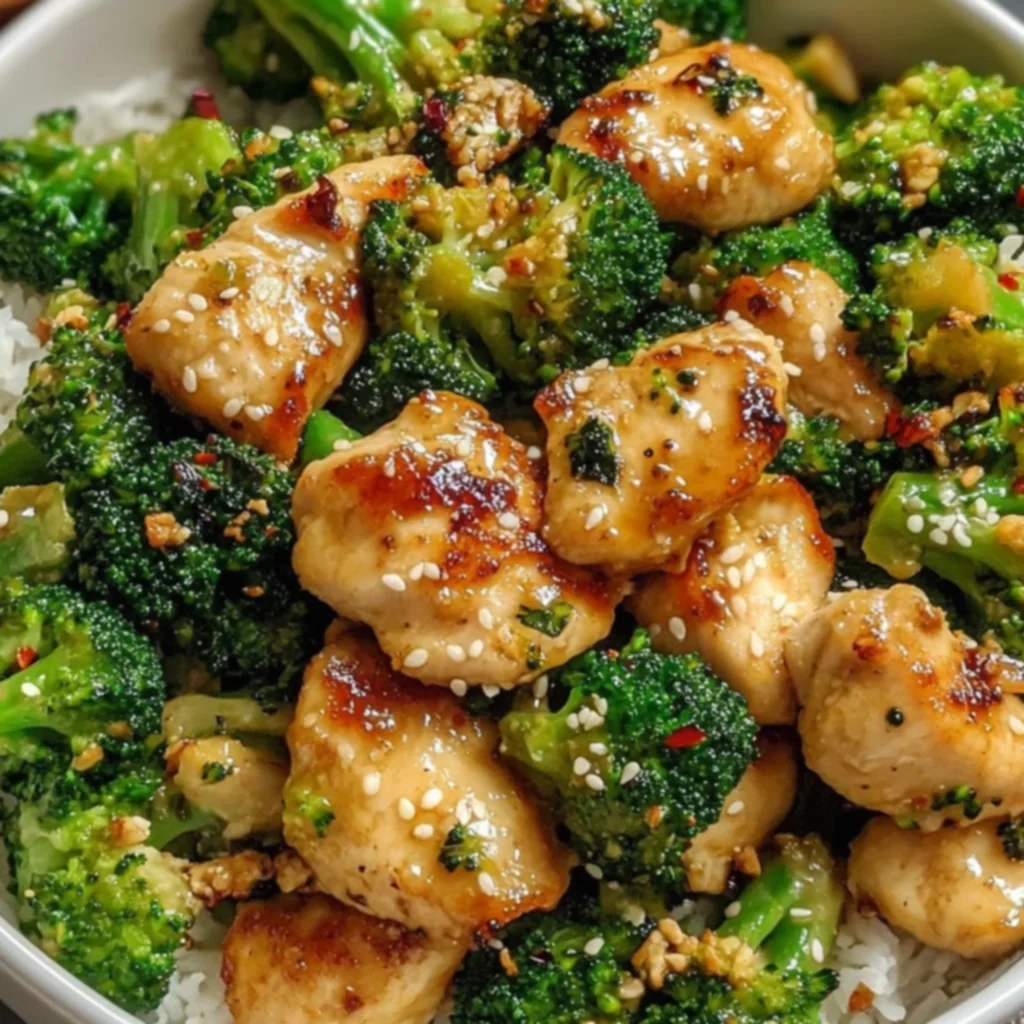 Garlic Butter Chicken with Broccoli