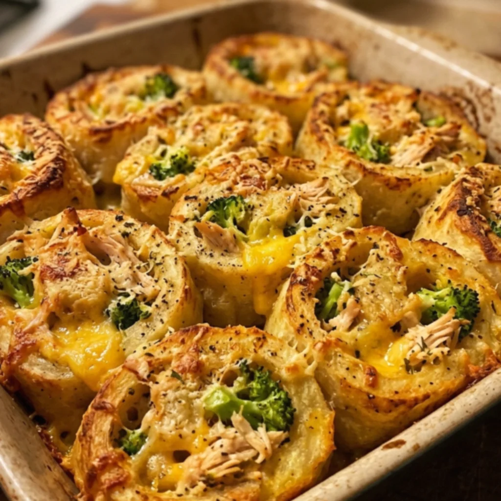 Garlic Parmesan Chicken Potato Rolls