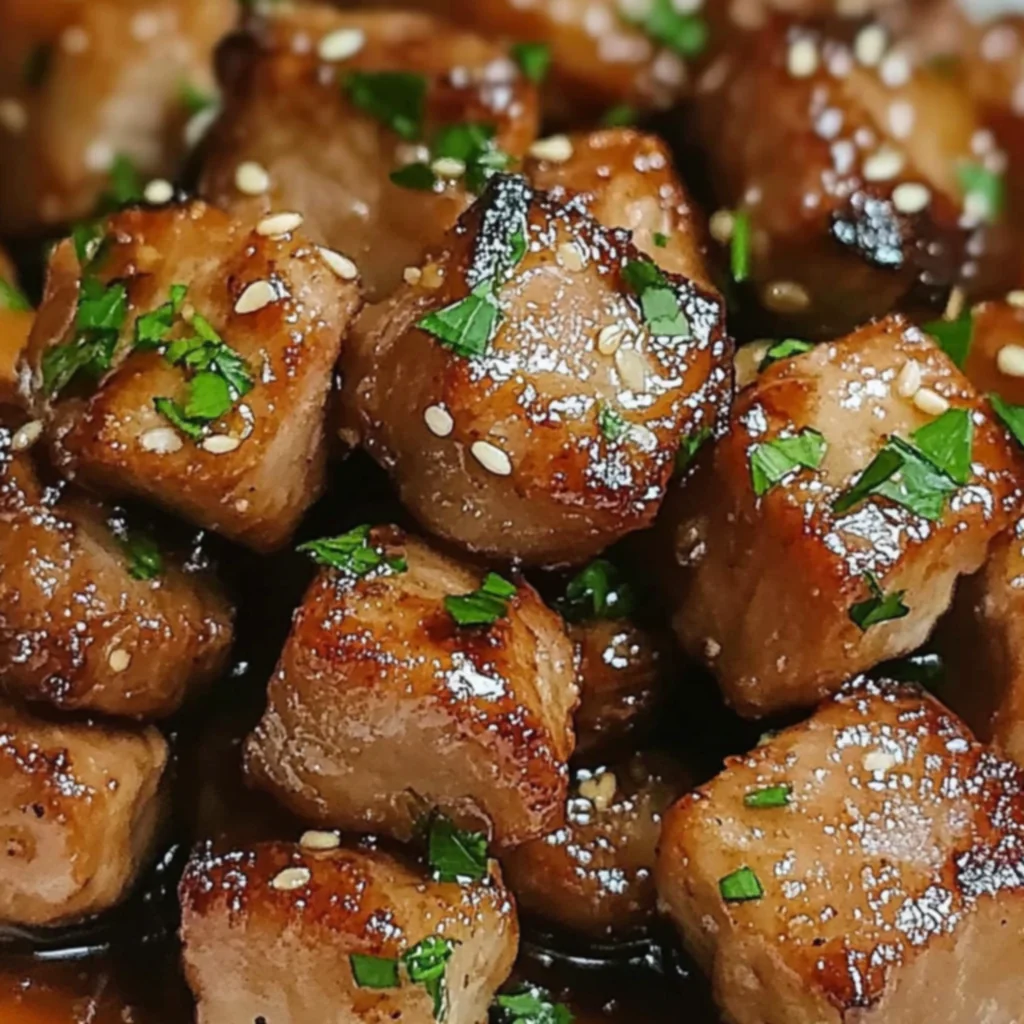 Garlic Pork Bites
