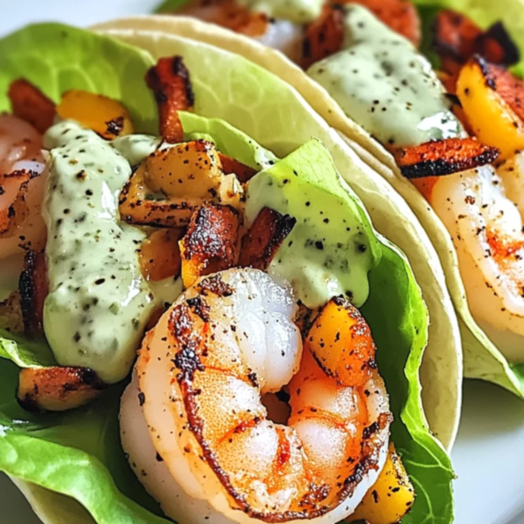 Grilled Shrimp Caesar Wraps