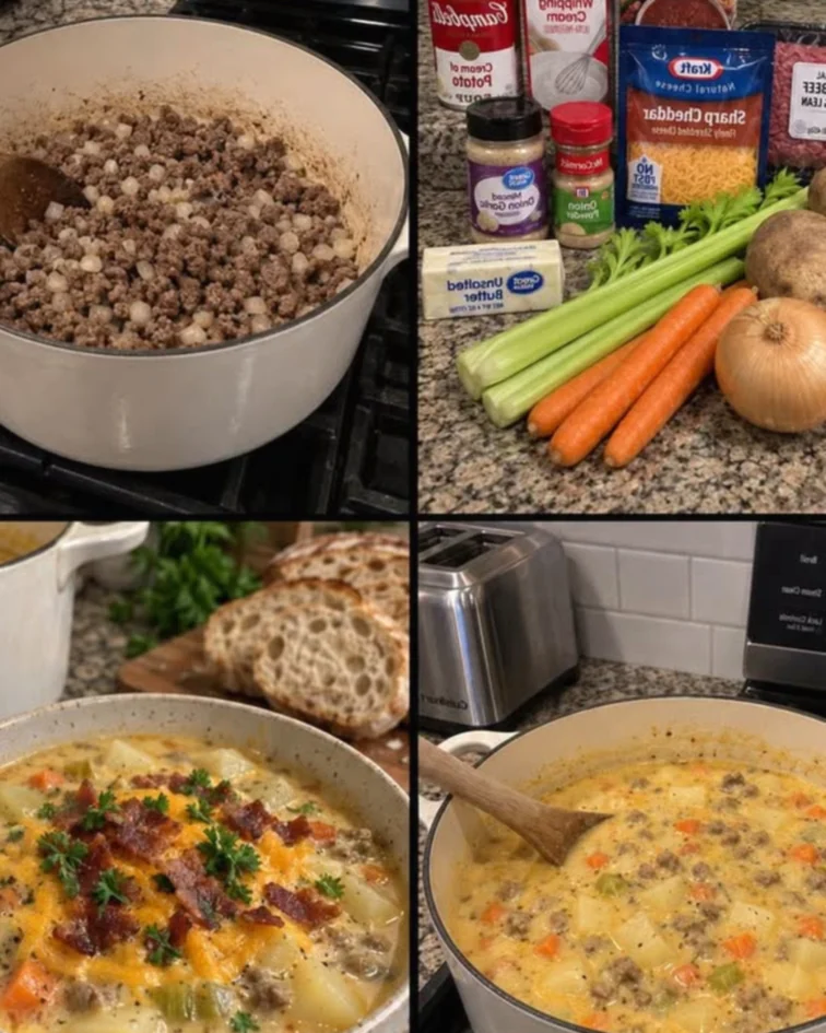 Ground Beef Potato Soup