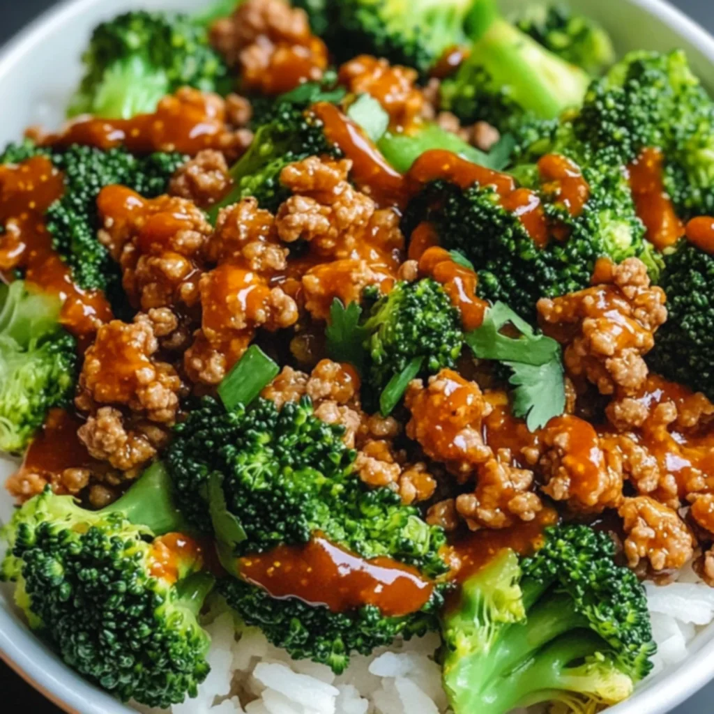 Ground Turkey Broccoli Bowls