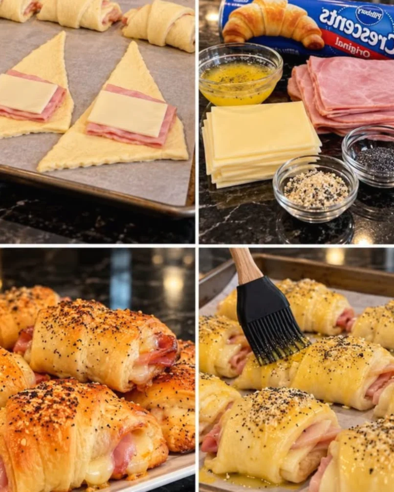 Ham & Cheese Crescent Rolls