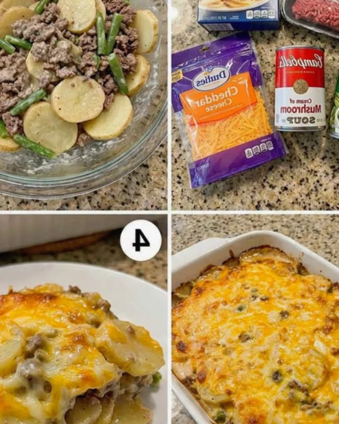 Hearty Potato and Beef Casserole
