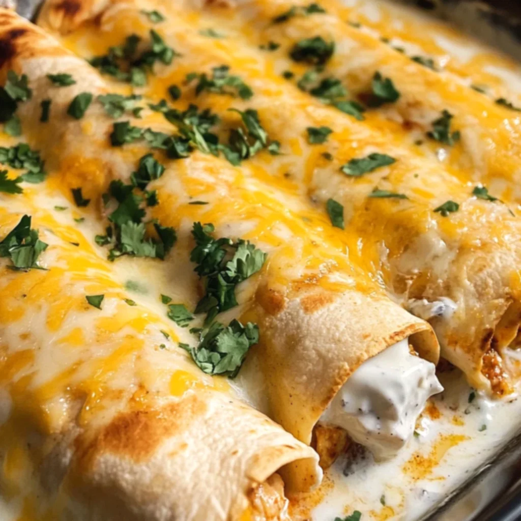 High Protein Chicken Enchiladas