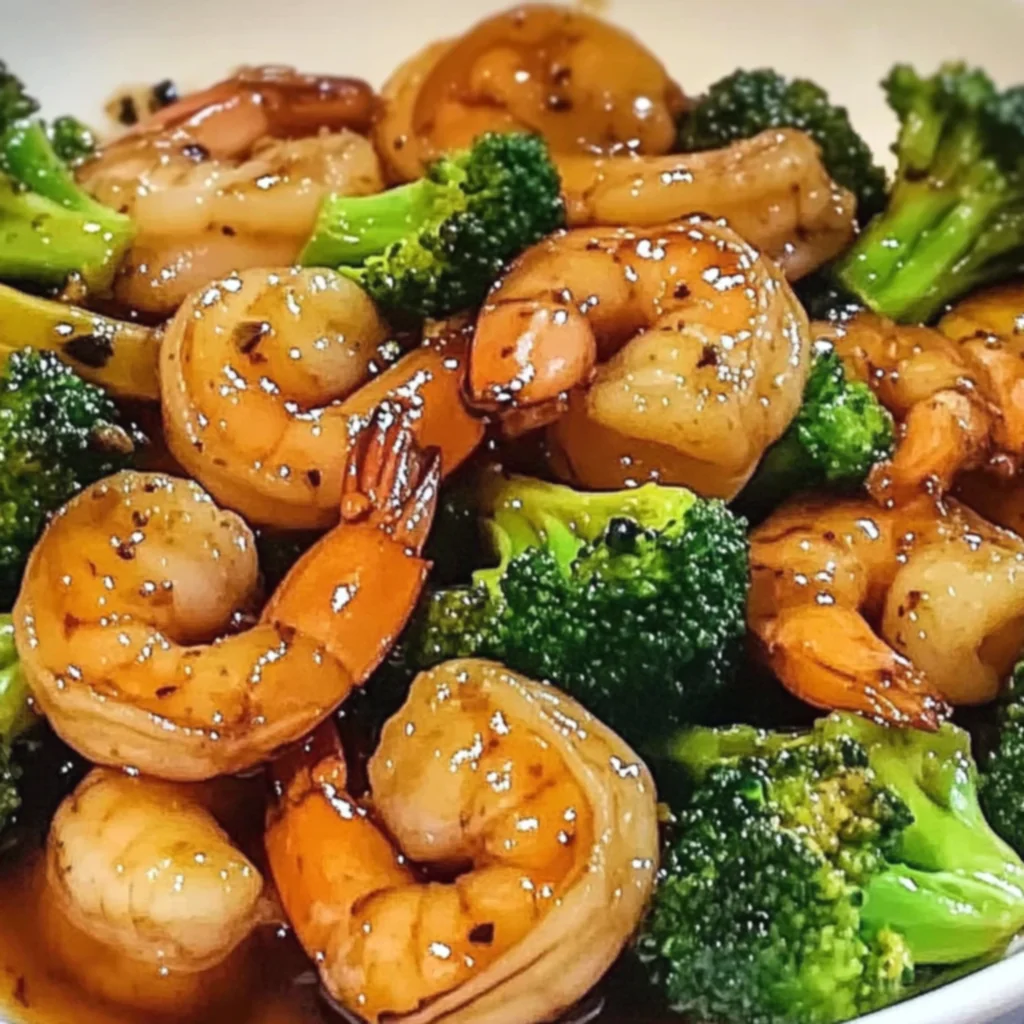 Honey Garlic Shrimp and Broccoli