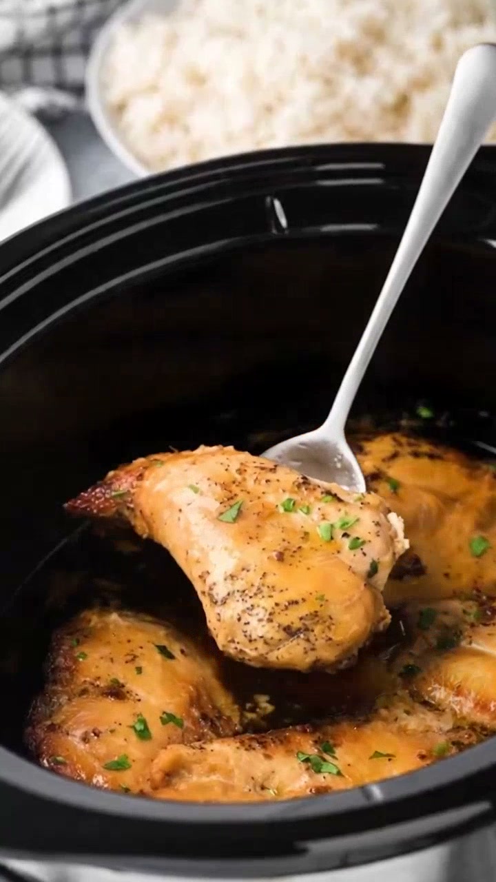 Crockpot Brown Sugar Garlic Chicken