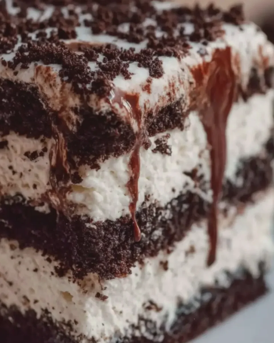 Ice Cream Sandwich Black Cake