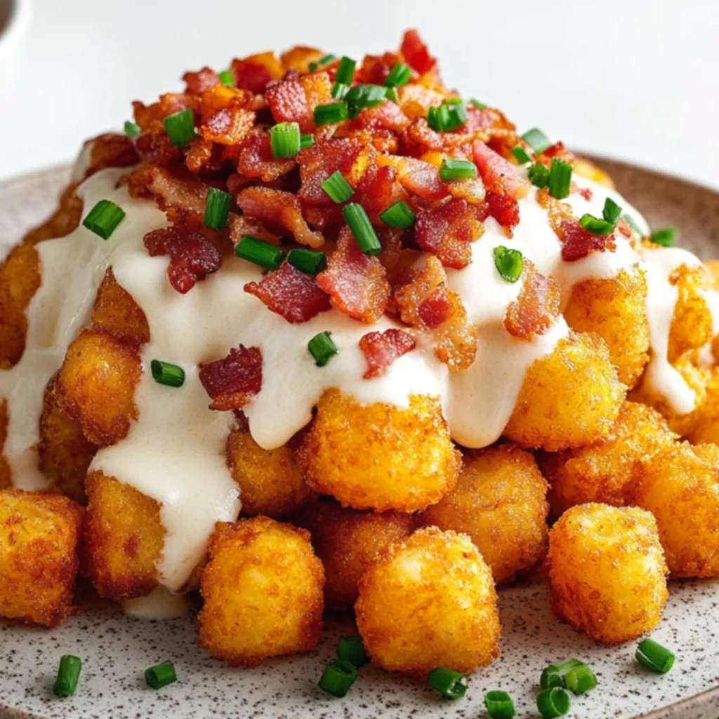 Loaded Bacon Ranch Tater Tot Breakfast Sliders