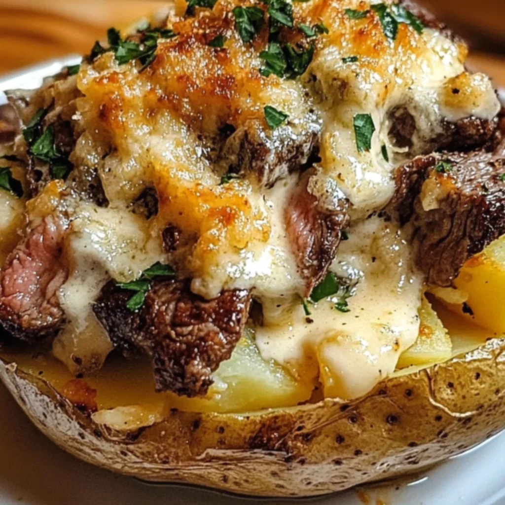 Loaded Steak Potato