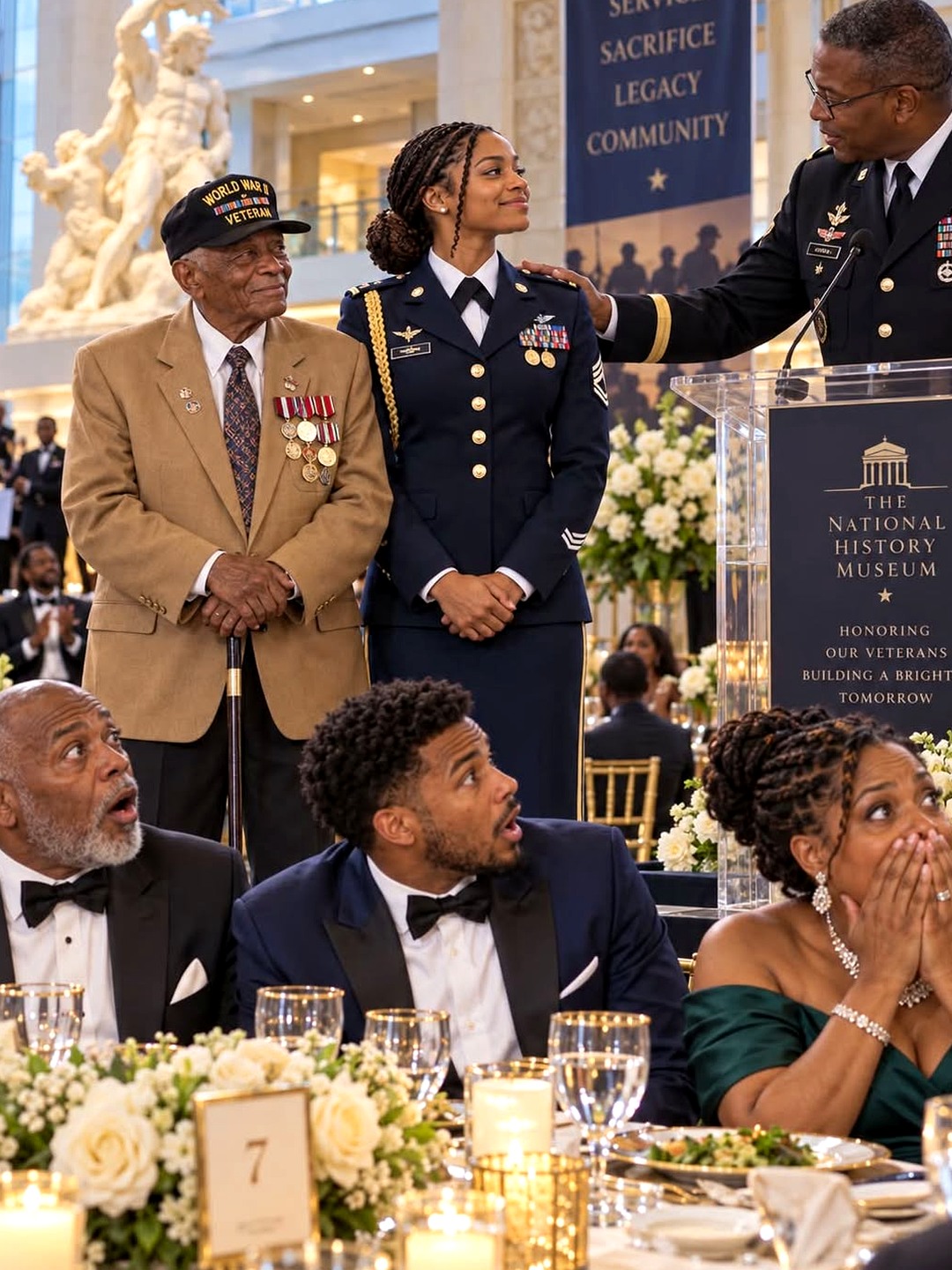 A Veteran’s Quiet Service and a Family’s Unexpected Revelation at a Military Tribute