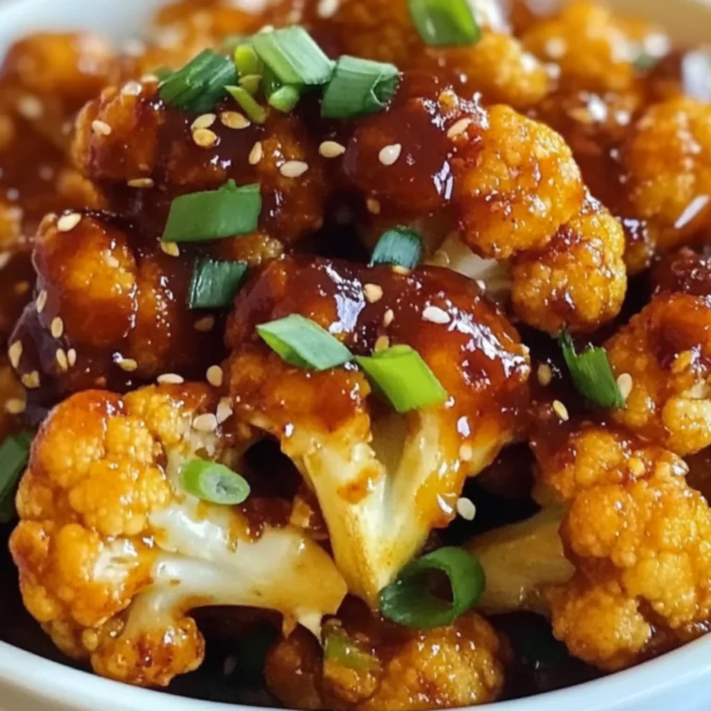 Maple Sriracha Cauliflower