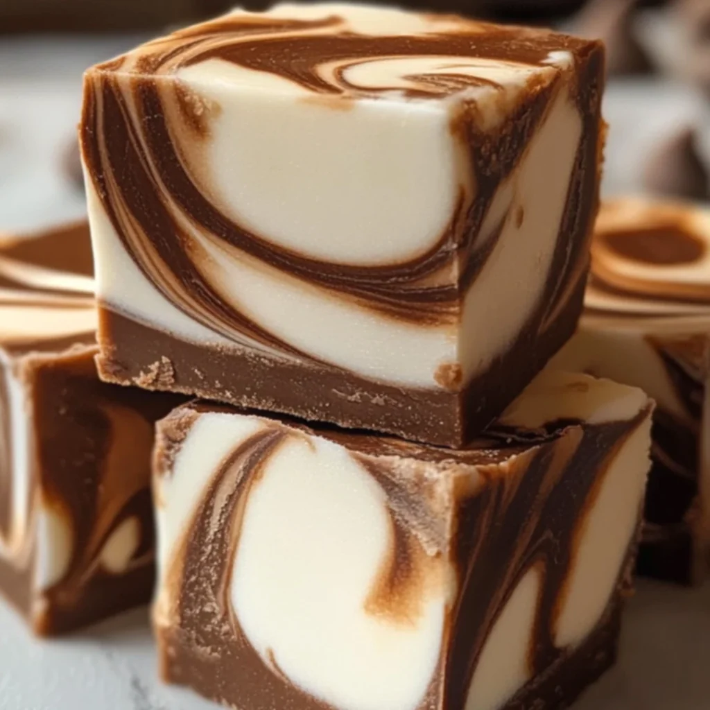 Marshmallow Swirl Fudge