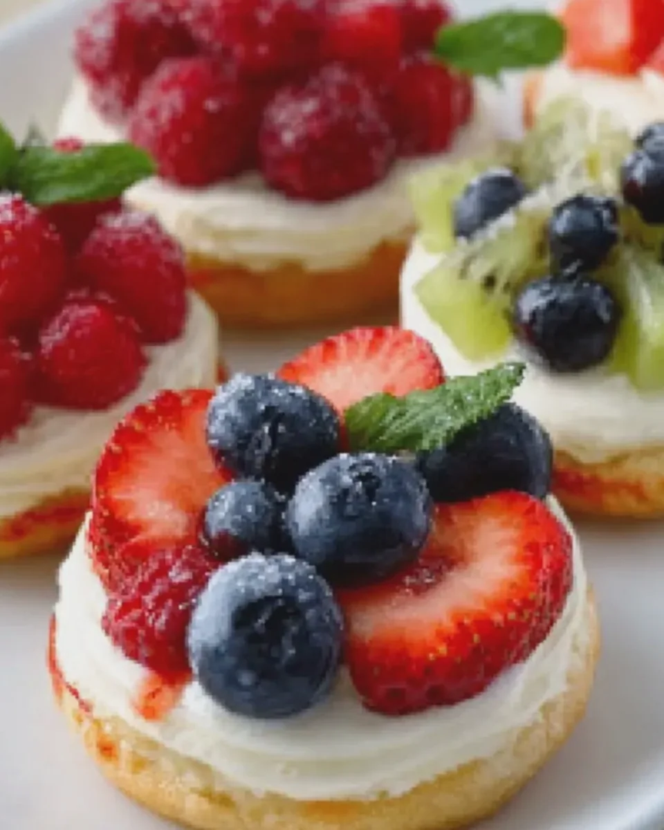 Mini Fruit Pizzas