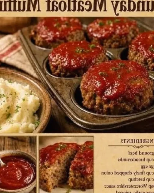 Mini Meatloaf Muffins