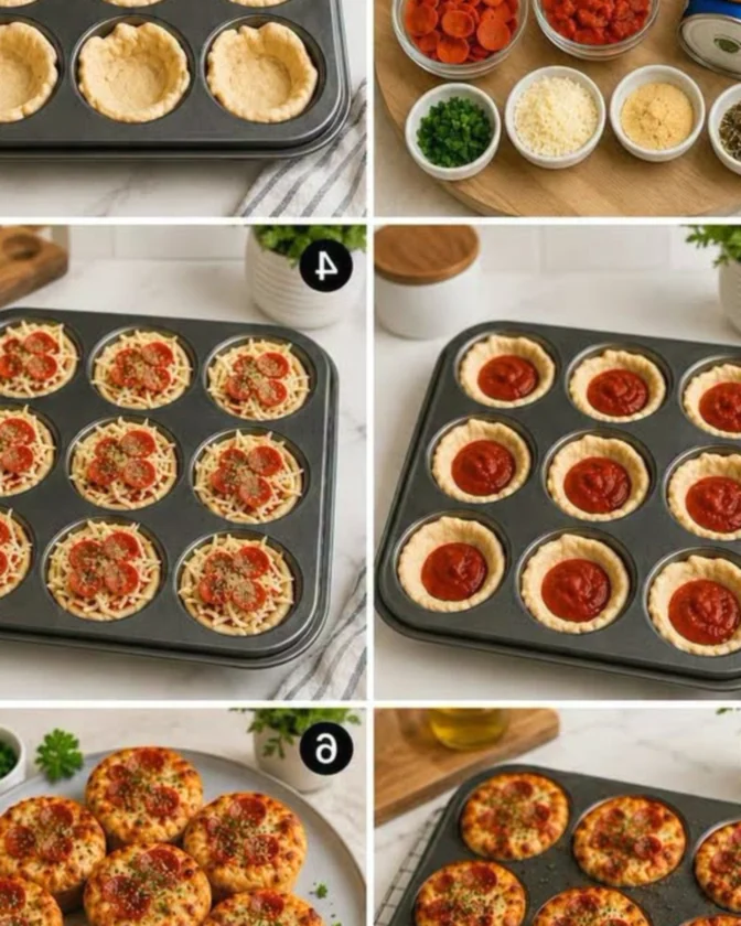 Mini Pizza Cups