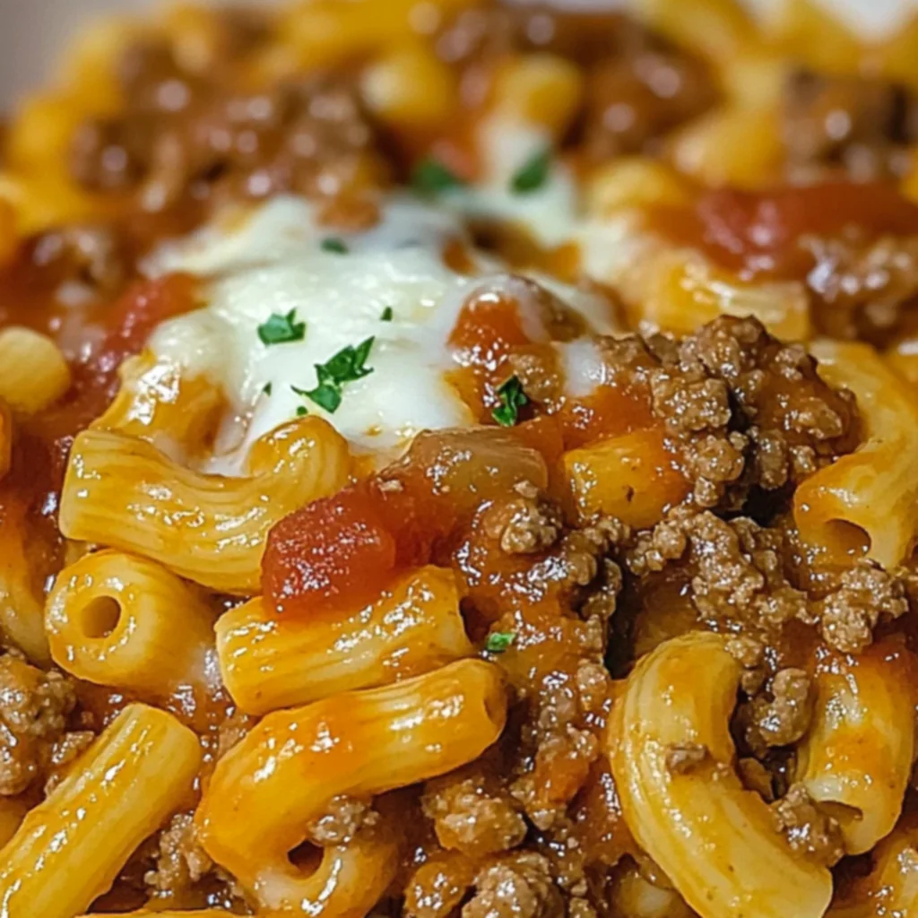 One Pot Beefaroni